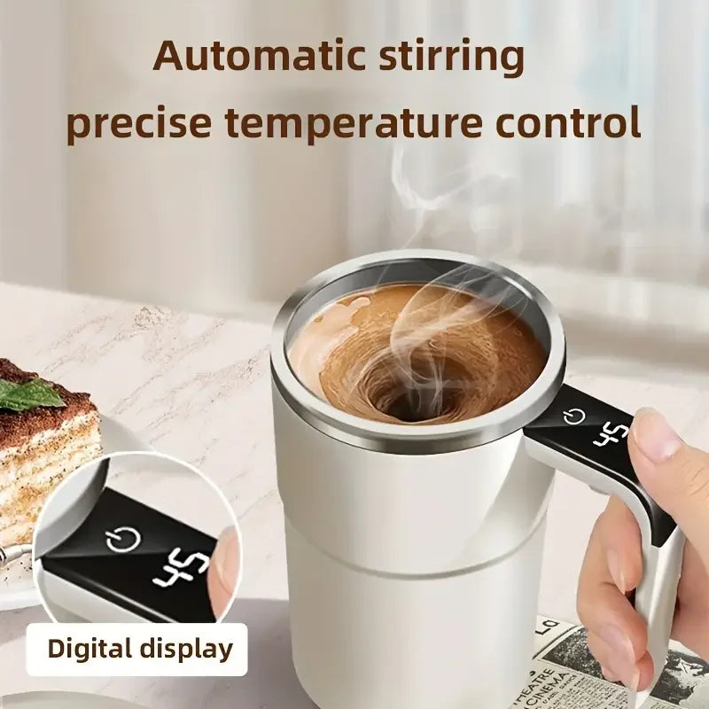 Premium Edition Self-Stirring Mug with LCD Display