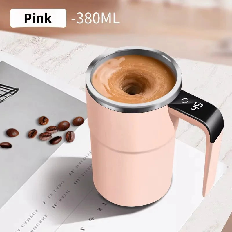 Premium Edition Self-Stirring Mug with LCD Display