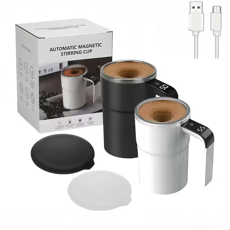 Premium Edition Self-Stirring Mug with LCD Display