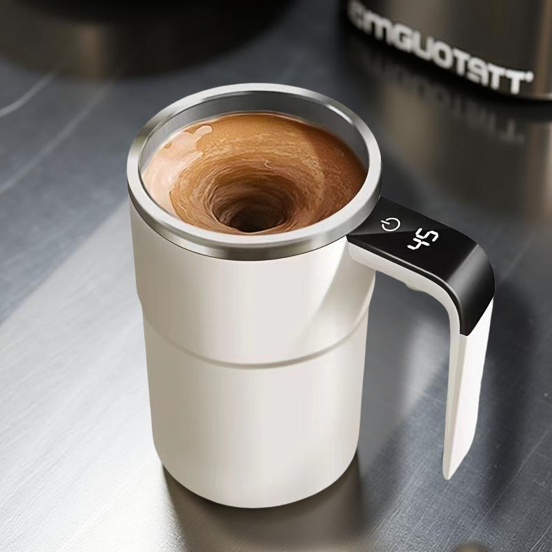 Premium Edition Self-Stirring Mug with LCD Display