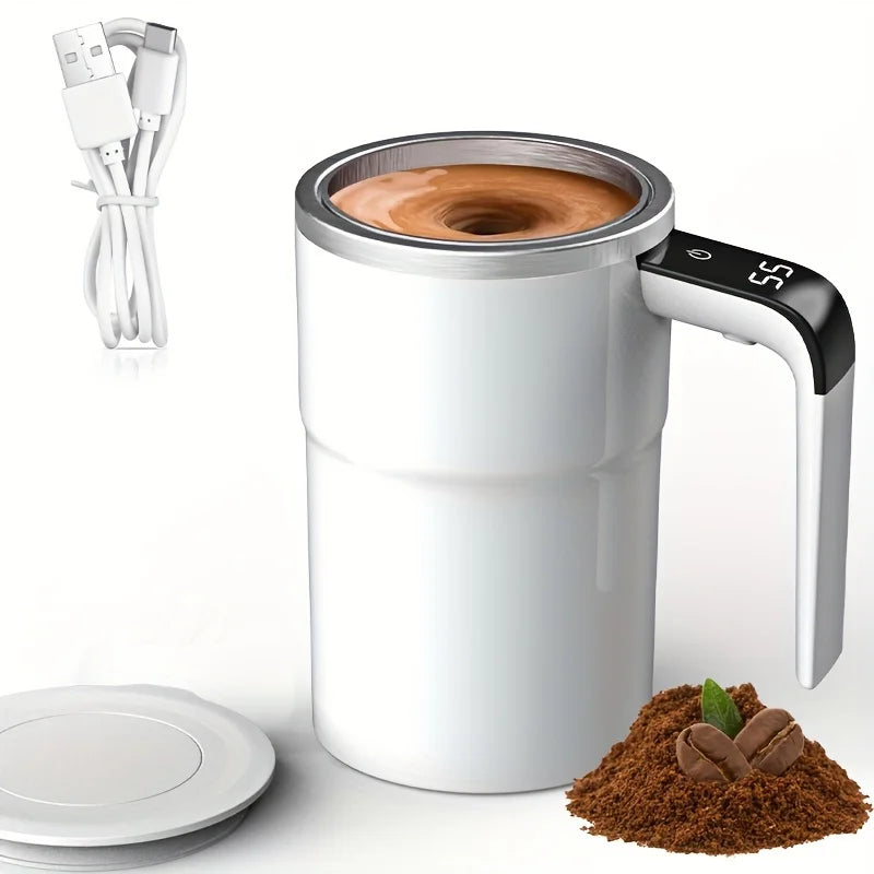 Premium Edition Self-Stirring Mug with LCD Display