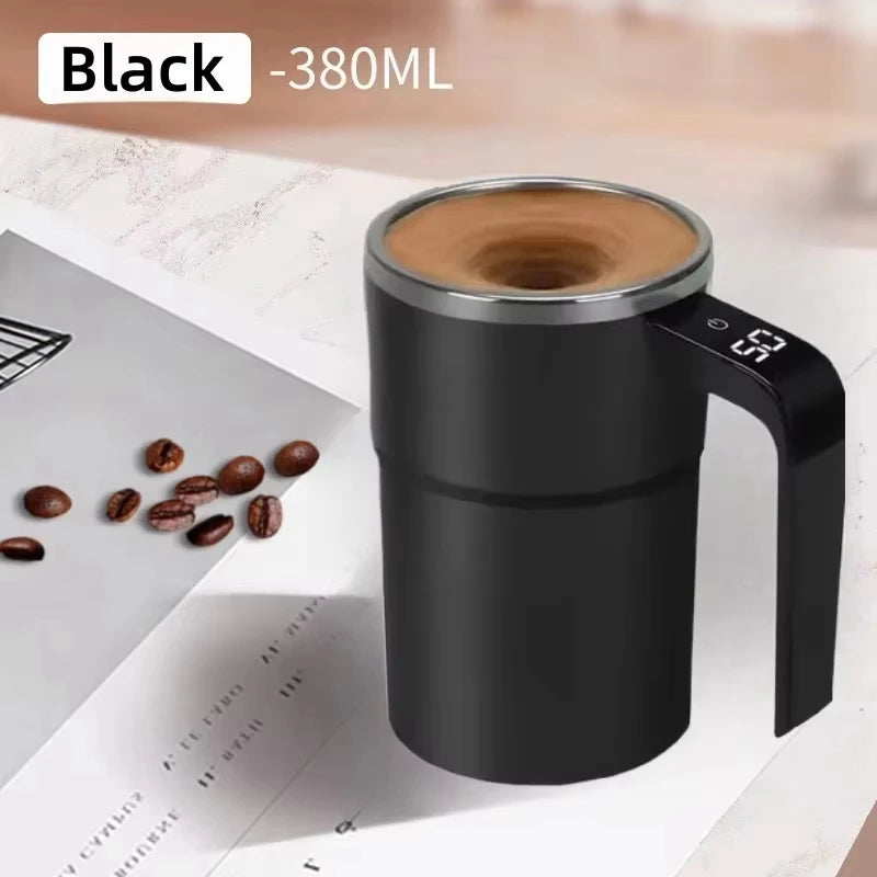 Premium Edition Self-Stirring Mug with LCD Display