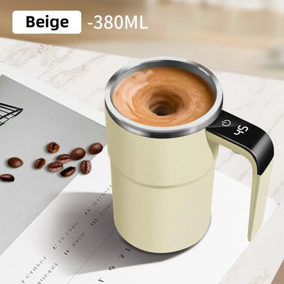 Premium Edition Self-Stirring Mug with LCD Display