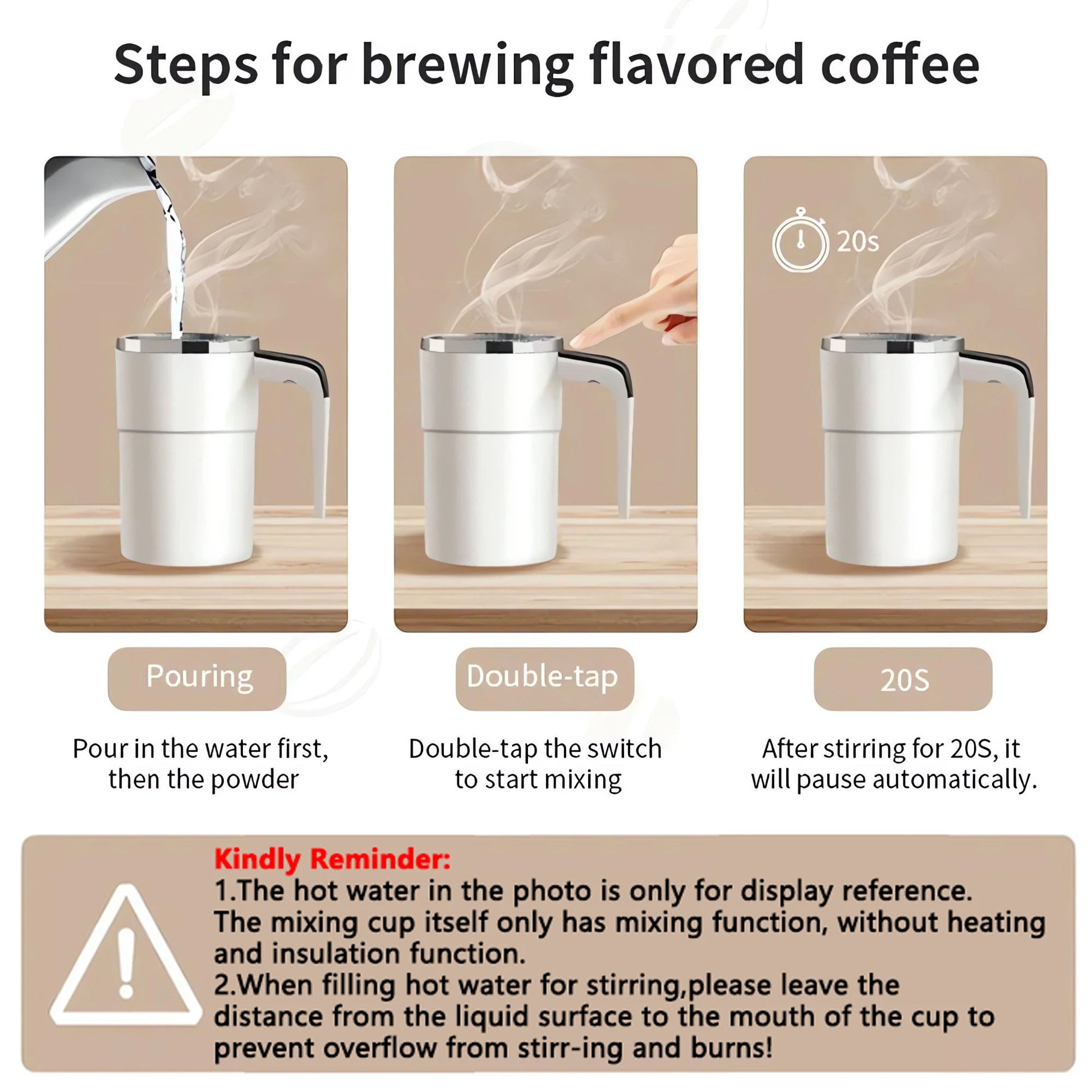 Premium Edition Self-Stirring Mug with LCD Display