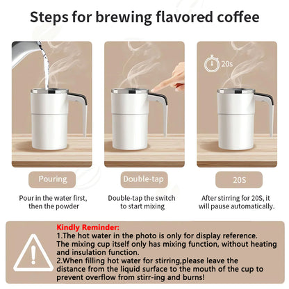 Premium Edition Self-Stirring Mug with LCD Display